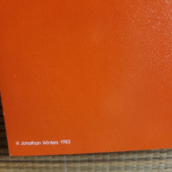 80's Poster Jonathan Winters "Sometimes Even Crows Don't Get Scared" 28"x22" NOS - Picture 6 of 8